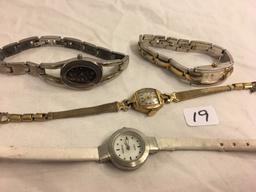 Lot of 4 Pieces Collector Loose Used Women's Watch - See Pictures
