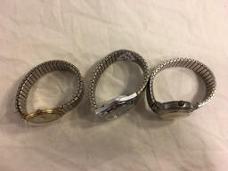 Lot of 3 Pieces Collector Loose Used Women's Watch - See Pictures