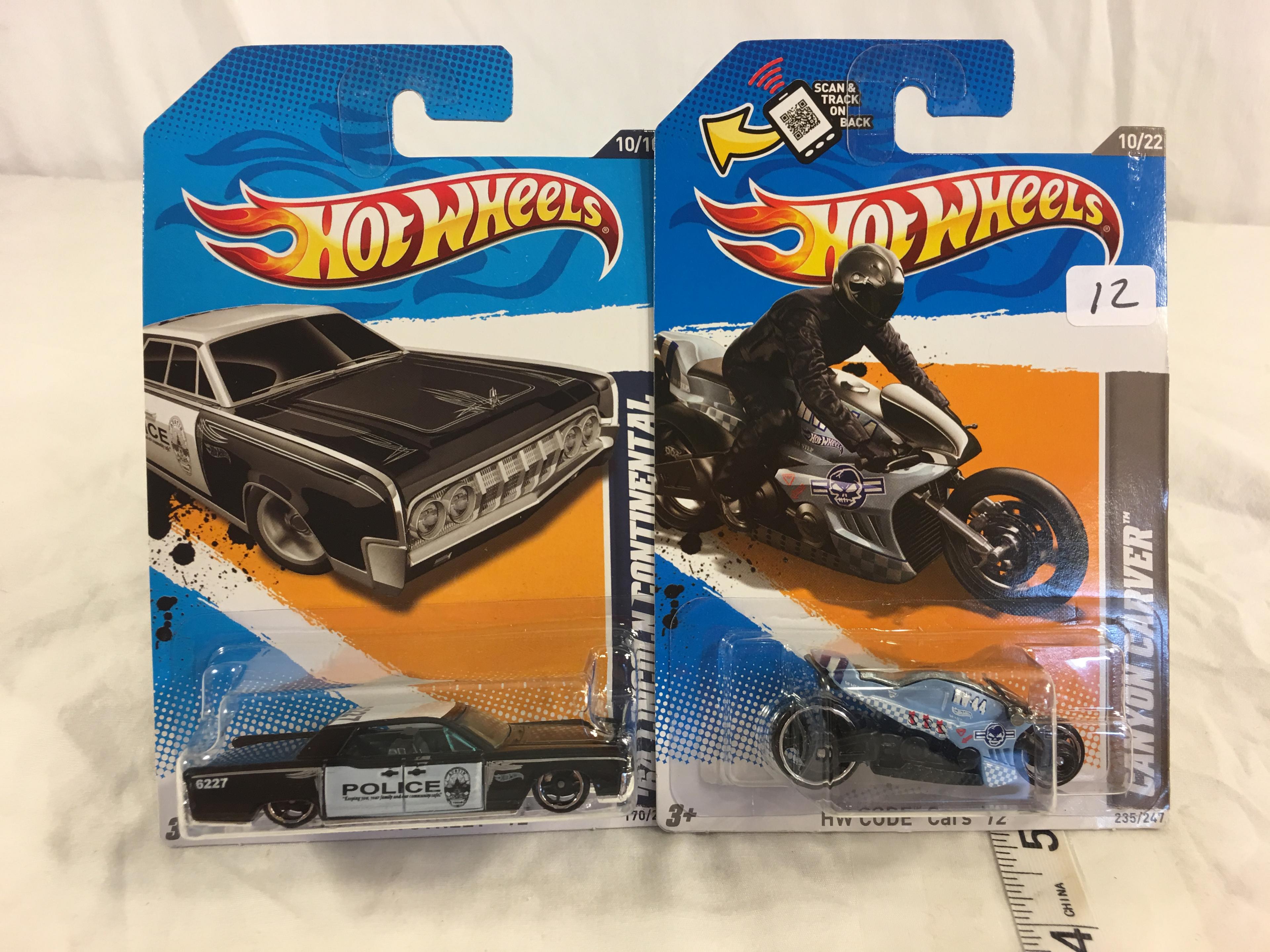 Lot of 2 Pieces Collector New IN Package Hot Wheels Mattel 1/64 Scale DieCast Meta & Plastic Parts