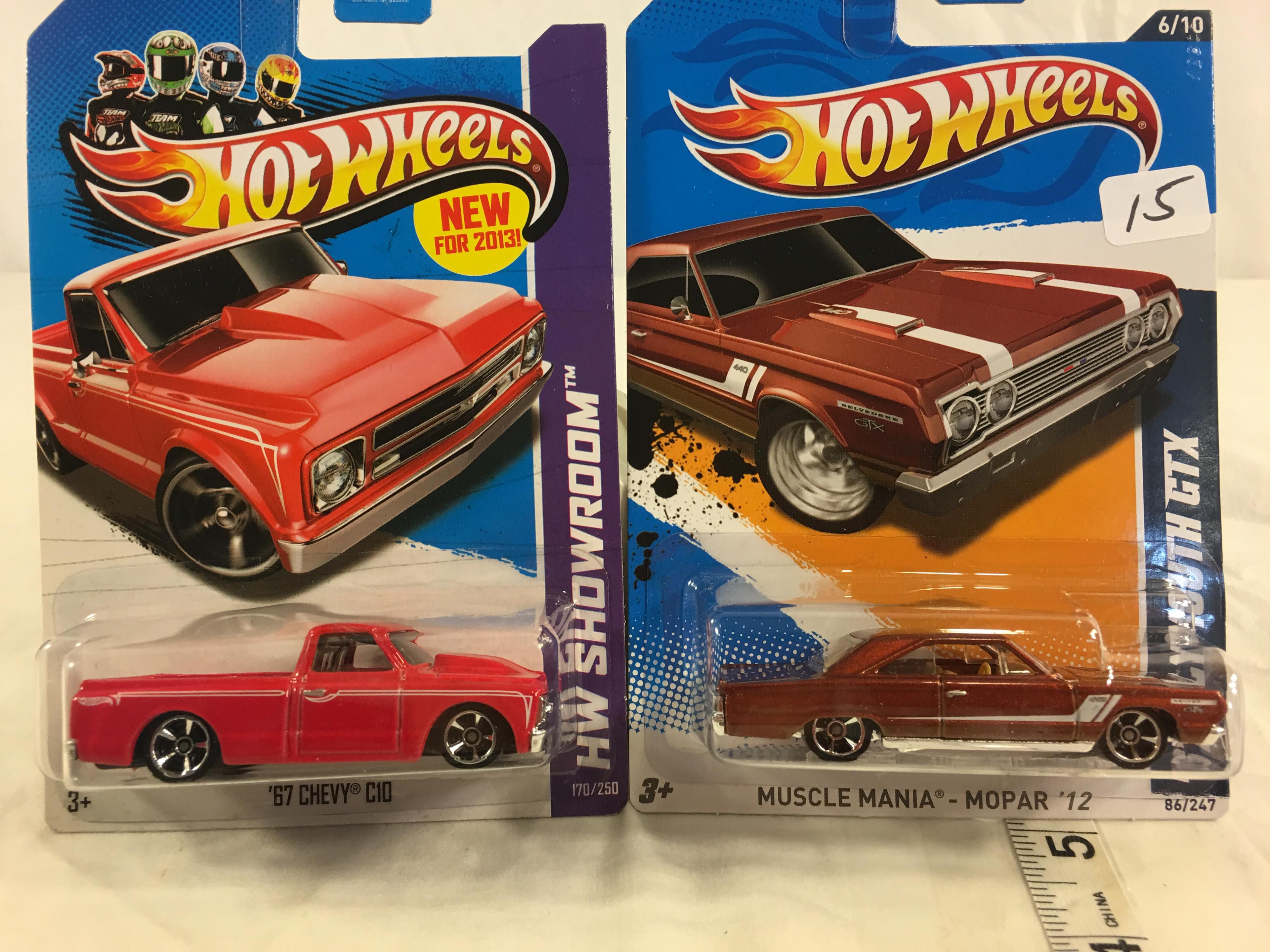 Lot of 2 Pieces Collector New IN Package Hot Wheels Mattel 1/64 Scale DieCast Meta & Plastic Parts