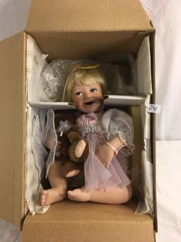 Collector Loose In Box the Ashton Drake Galleries 4 Of 5 Angel Babies Complete 12"tall Box