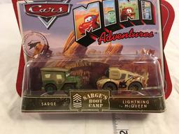 NIP Collector Disney Pixar The World Of Cars Sarge's Boot Camp & Lightning McQueen Adventures