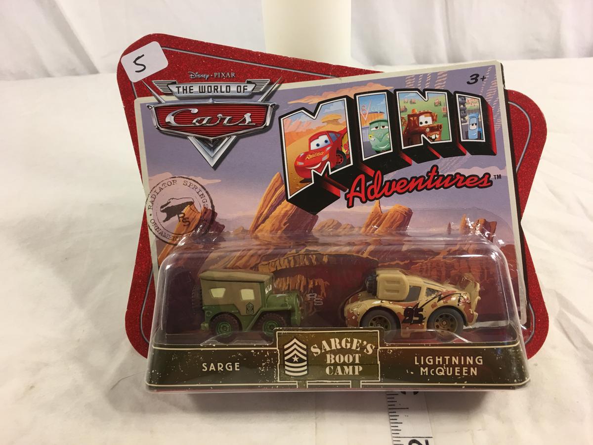 NIP Collector Disney Pixar The World Of Cars Sarge's Boot Camp & Lightning McQueen Adventures