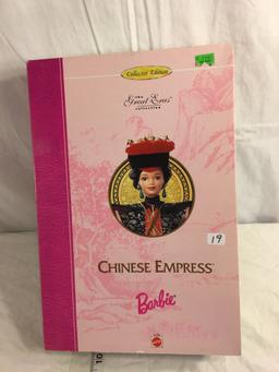 NIB Collector Edition The Great Eras Chinese Empress Barbie Mattel Doll 14.5"Tall Box