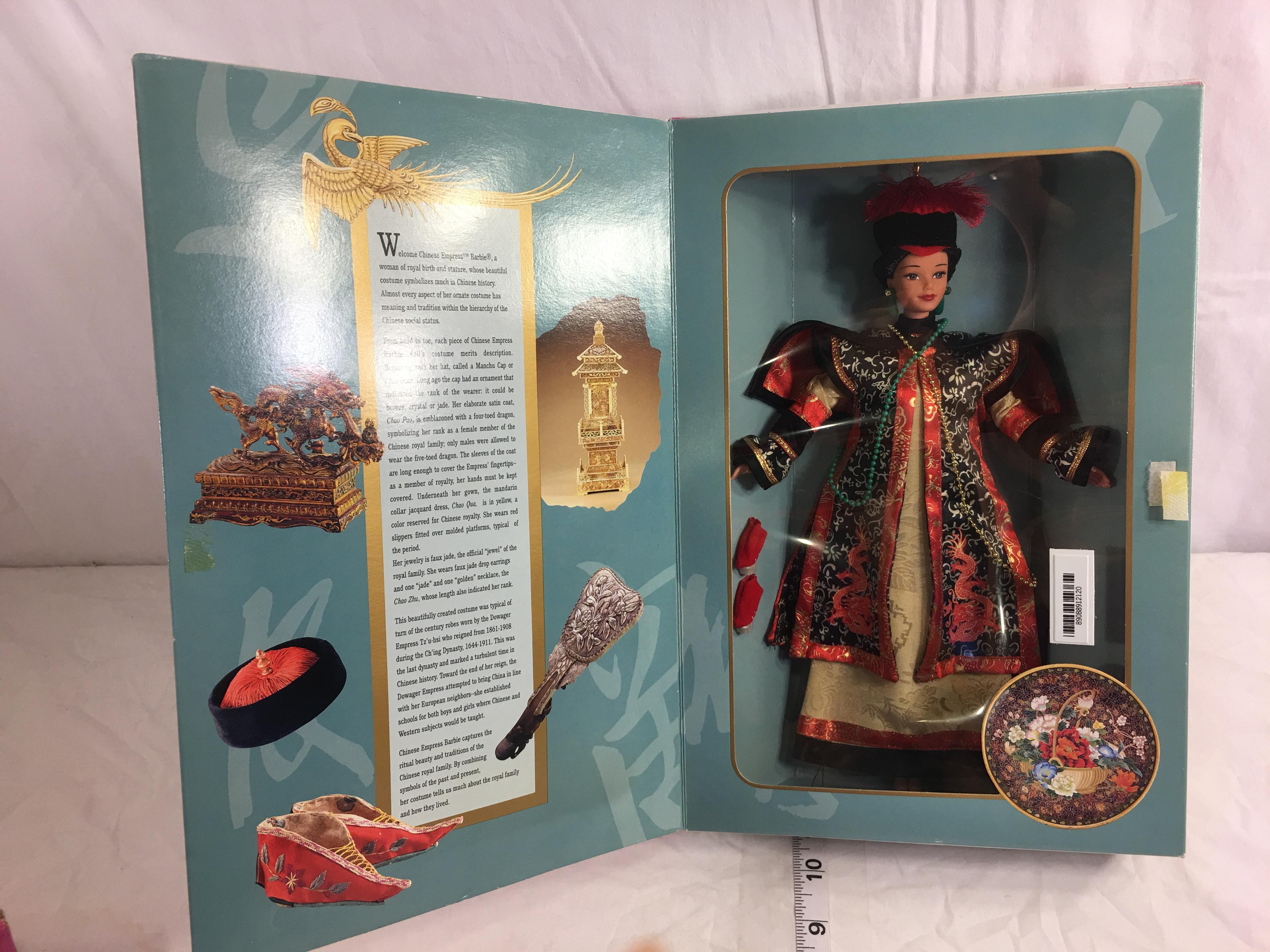 NIB Collector Edition The Great Eras Chinese Empress Barbie Mattel Doll 14.5"Tall Box