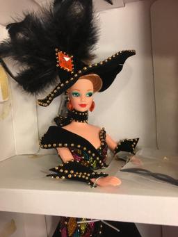 NIB Collector Barbie Masquerade Ball Barbie By Bob Mackie Doll Box Size: 17.5"Tall Box