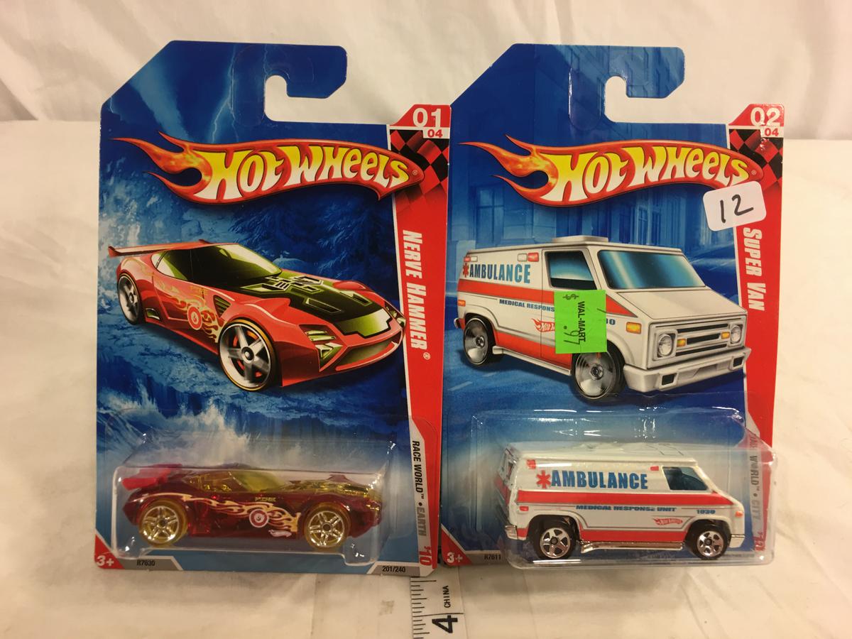 Lot of 2 Pieces Collector New in Package Hot wheels cars 1/64 Scale DieCast Metal & Plastic  Parts