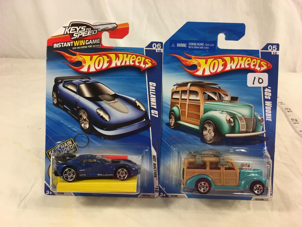 Lot of 2 Pieces Collector New in Package Hot wheels 1/64 Scale Die-Cast Metal & Plastic Parts