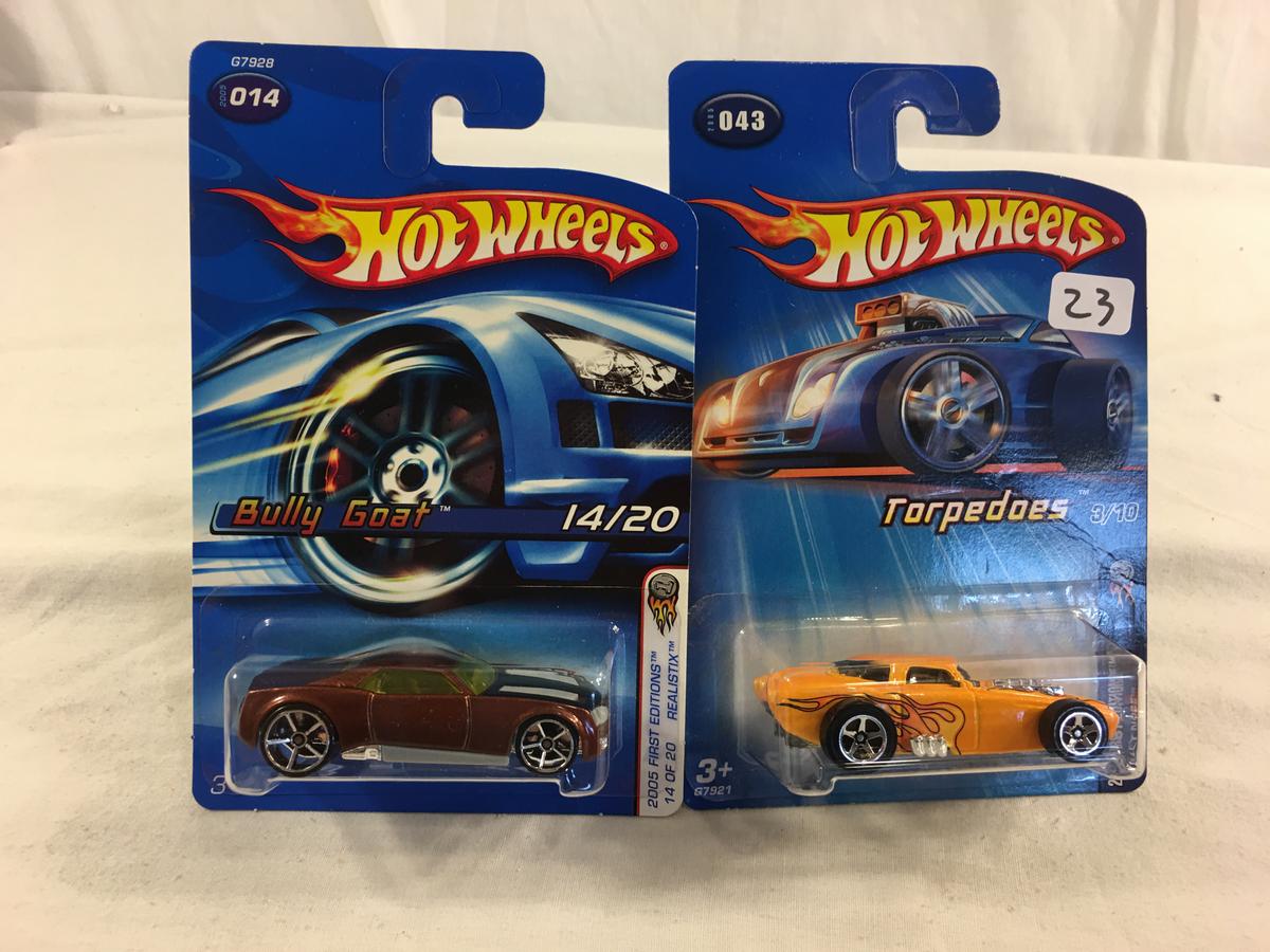 Lot of 2 Pieces Collector New in Package Hot wheels cars 1/64 Scale DieCast Metal & Plastic  Parts