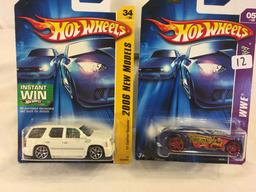 Lot of 2 Pieces Collector New in Package Hot wheels 1/64 Scale Die-cast Metal & Plastic Parts