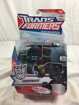 Collector Hasbro Tranformers Animated Soundwave Decepticon Deluxe Class 12"