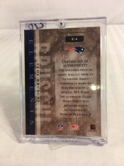 Collector 2006 Donruss Playoff Tedy Bruschi Elements Rookie Stars #E-4 6/100 Football Sport Card