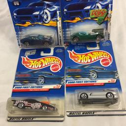 Lot of 4 Pieces Collector New in Package Hot wheels 1/64 Scale Die-cast Metal & Plastic Parts