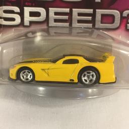 NIP Collector Hot wheels Mattel Dodge Viper GTS-R 1/4  Got Speed 1/64 Scale DieCast