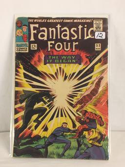Collector Vintage Marvel Comics Fantastic Four Comic Book No.53