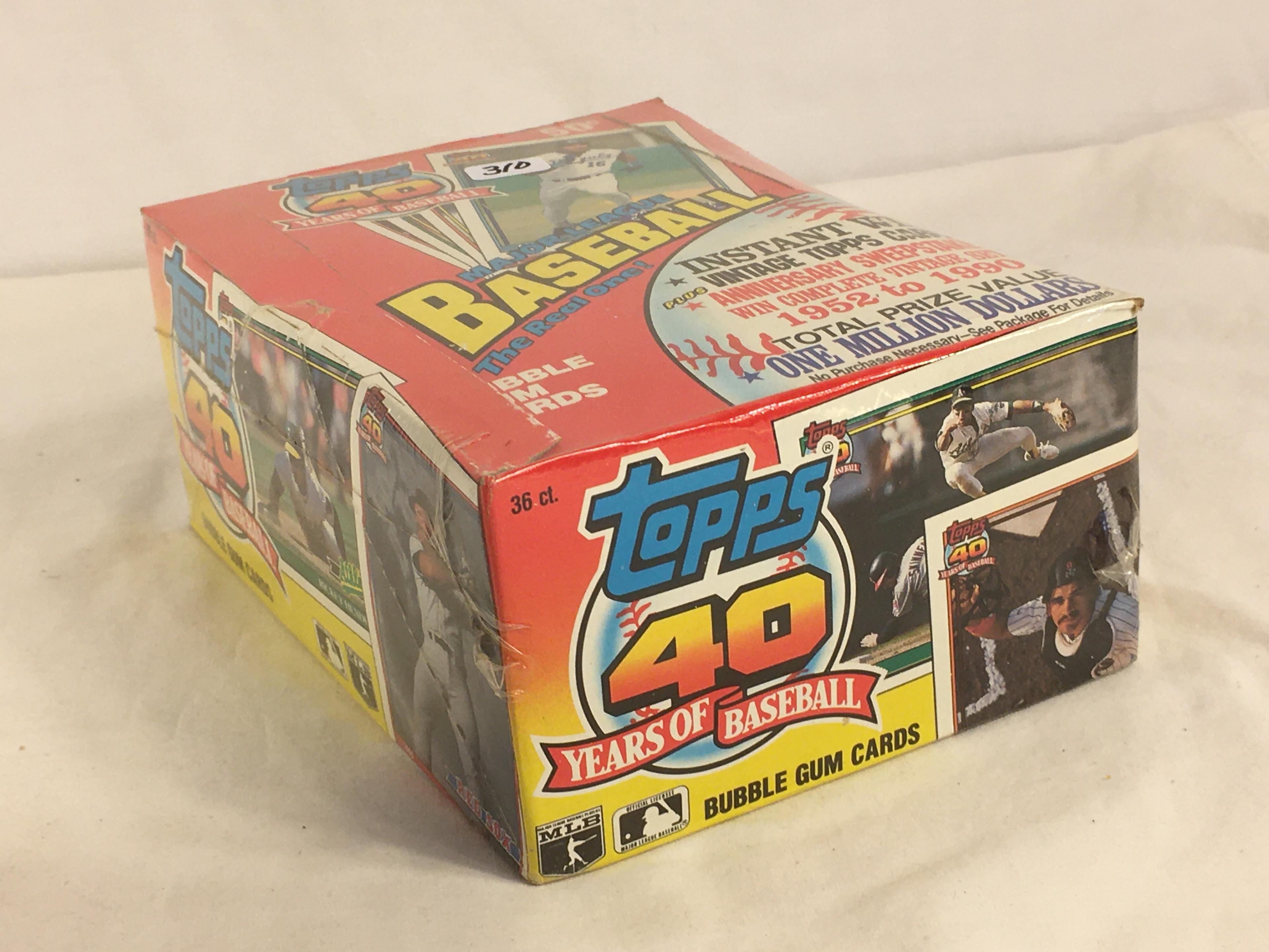 Collector NIB Factory Sealed Topps 1991 40 Years Of Baseball Major League Trading Cards