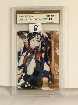 Collector Premium Graded Olandis Gary 1999 Upper Deck Gold #67 Gem Mint 10 (#13/25) #00018275