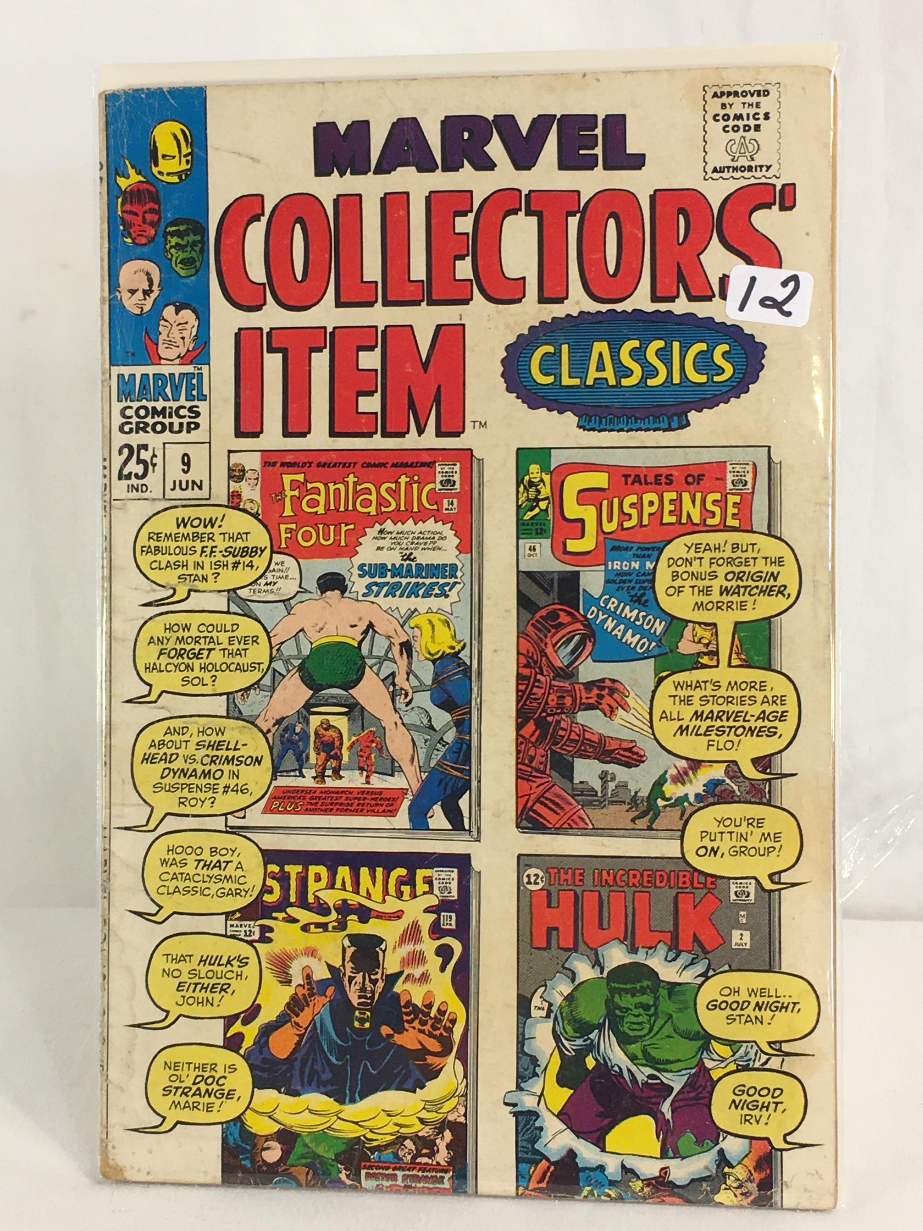 Collector Vintage Marvel Comics Marvel Collector's Item Classic Comic Book No.#9