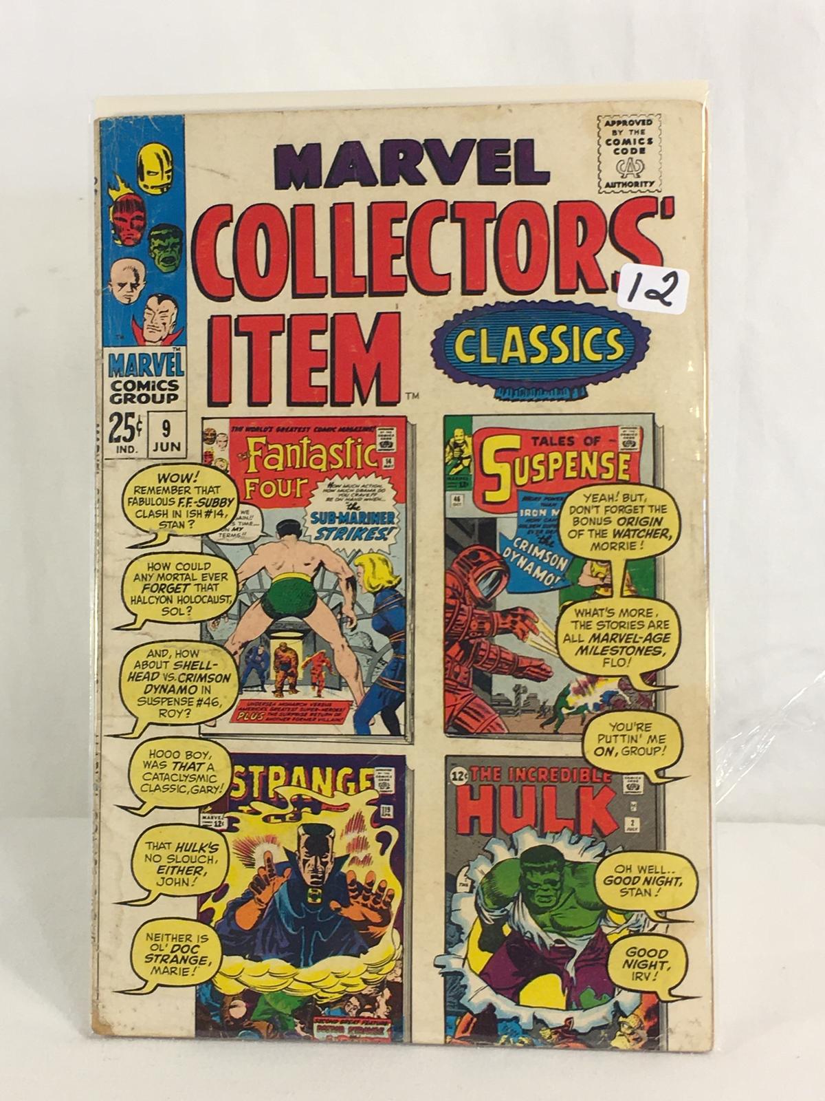 Collector Vintage Marvel Comics Marvel Collector's Item Classic Comic Book No.#9