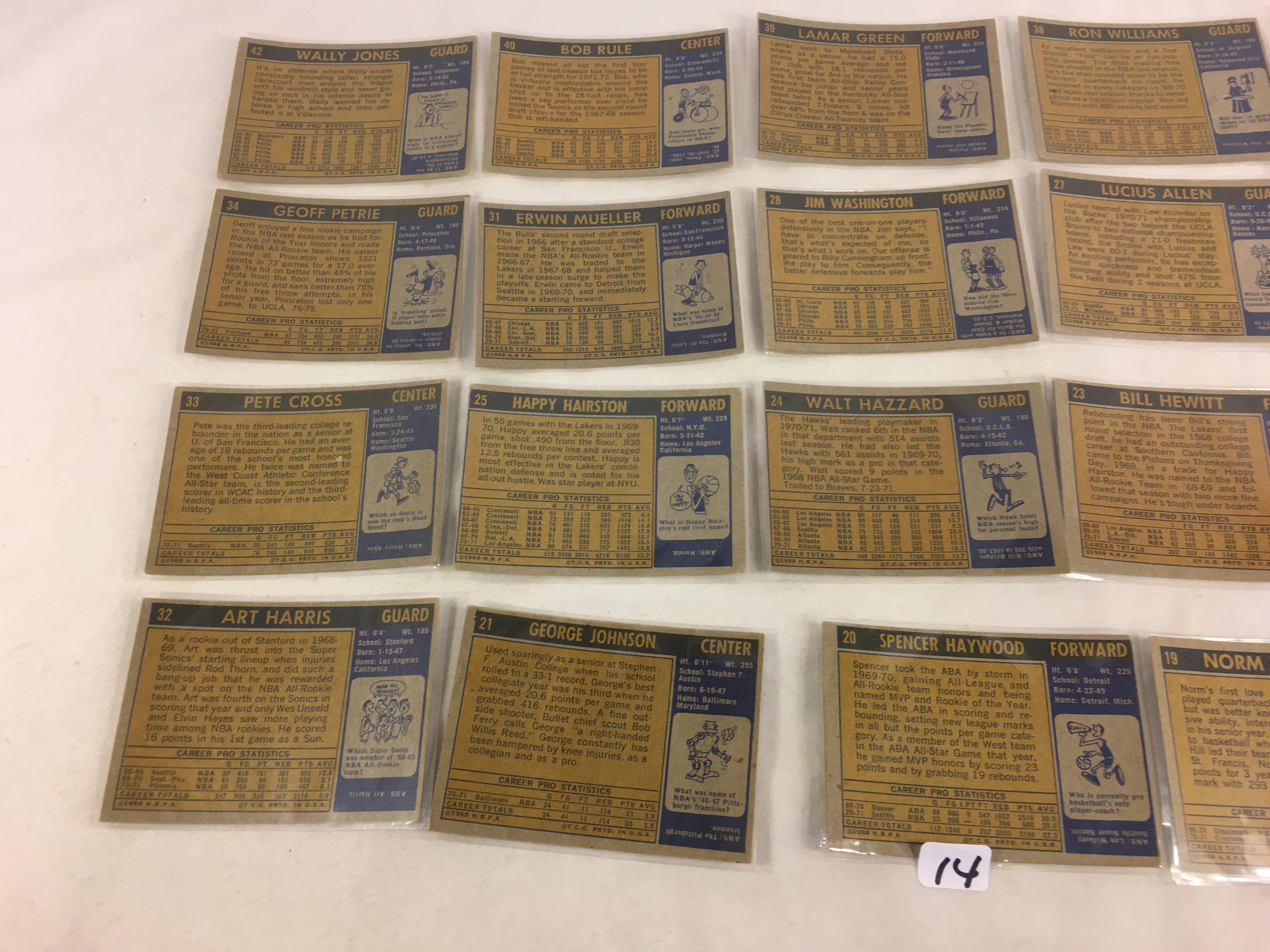 Lot of 20 Pcs Collector Vintage Sport NBA Basketball Sport Cards Assorted Players & Cards