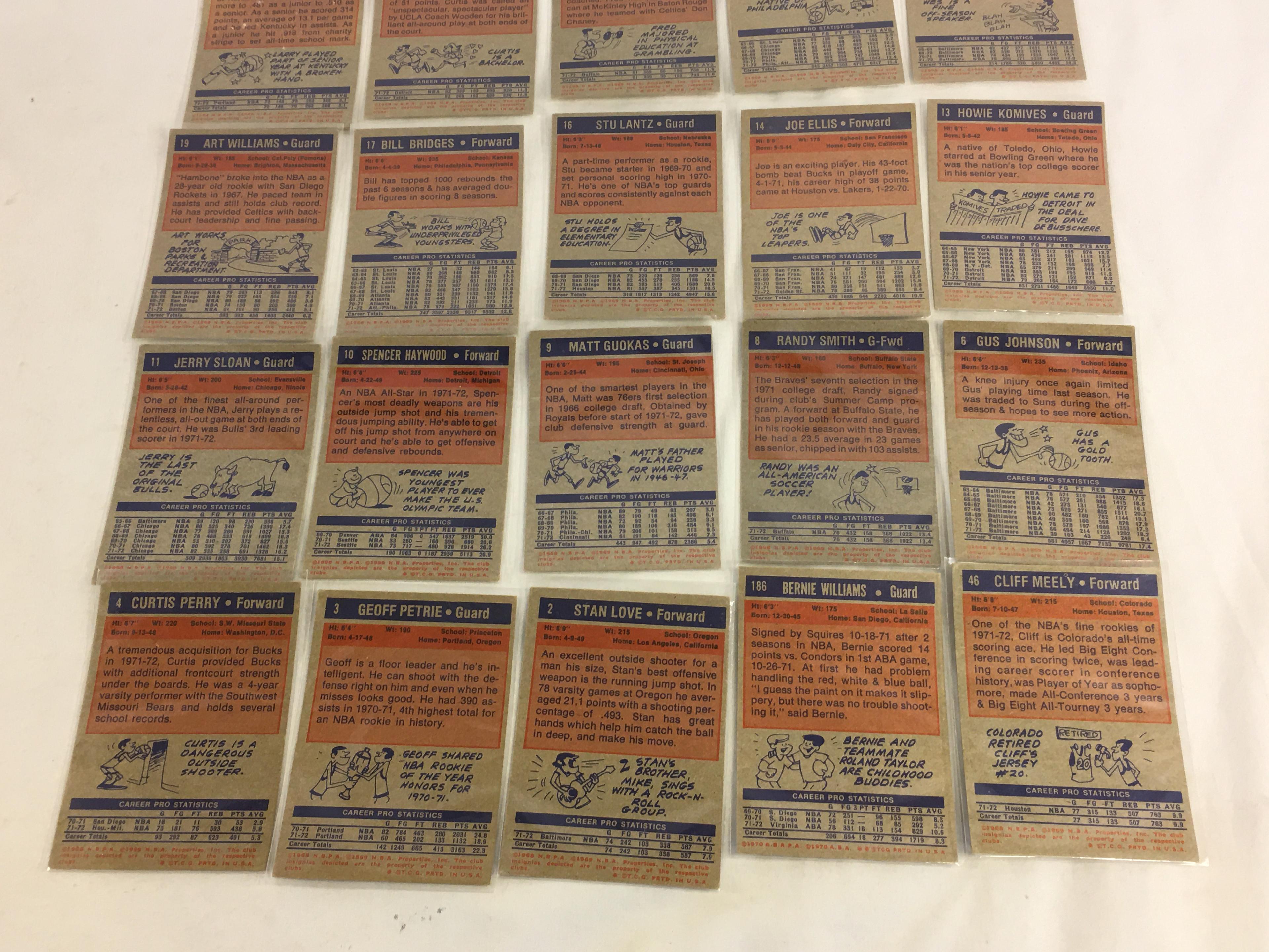 Lot of 20 Pcs Collector Vintage Sport NBA Basketball Sport Cards Assorted Players & Cards