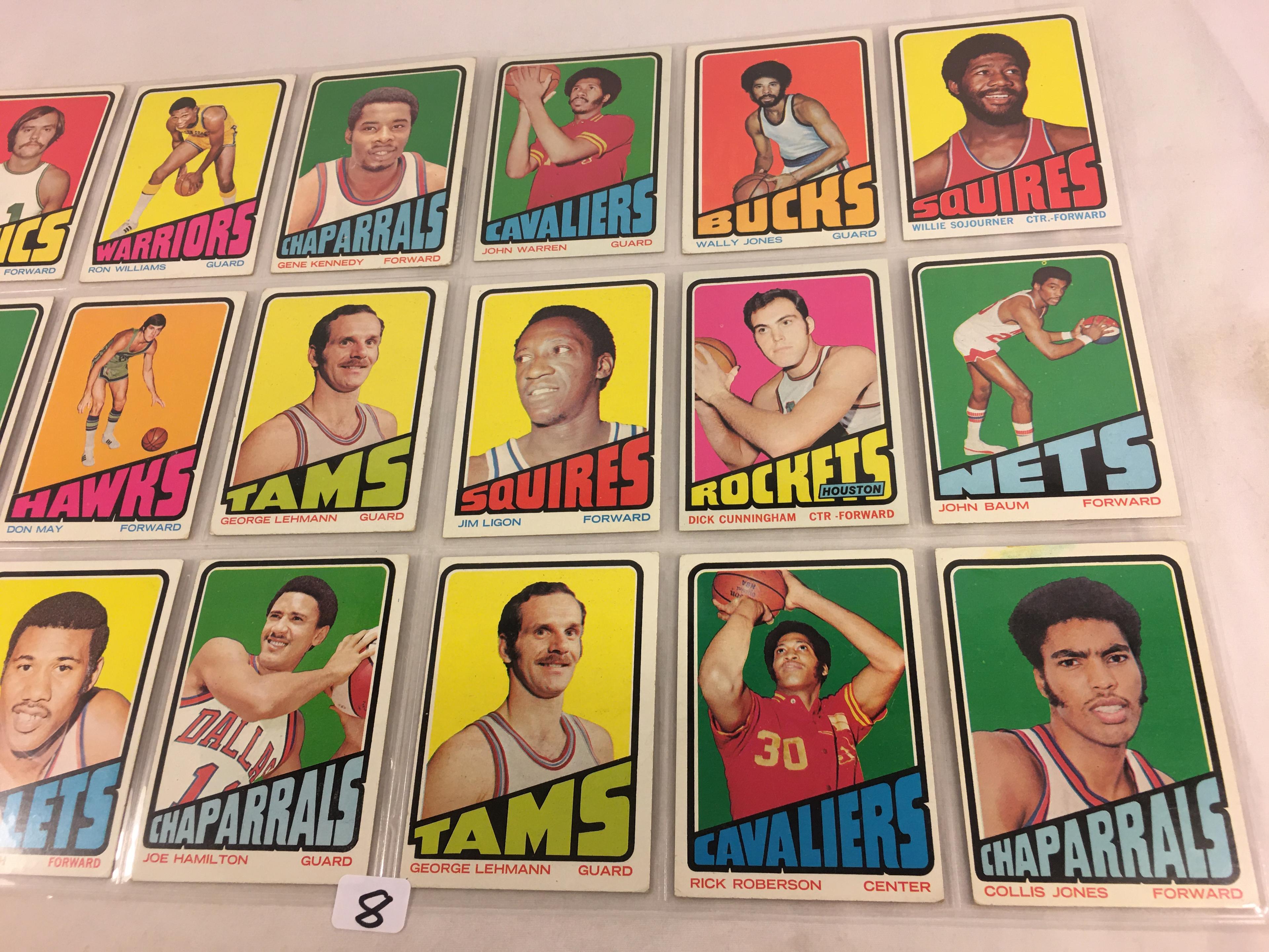 Lot of 18 Pcs Collector Vintage Sport NBA Basketball Sport Cards Assorted Players & Cards