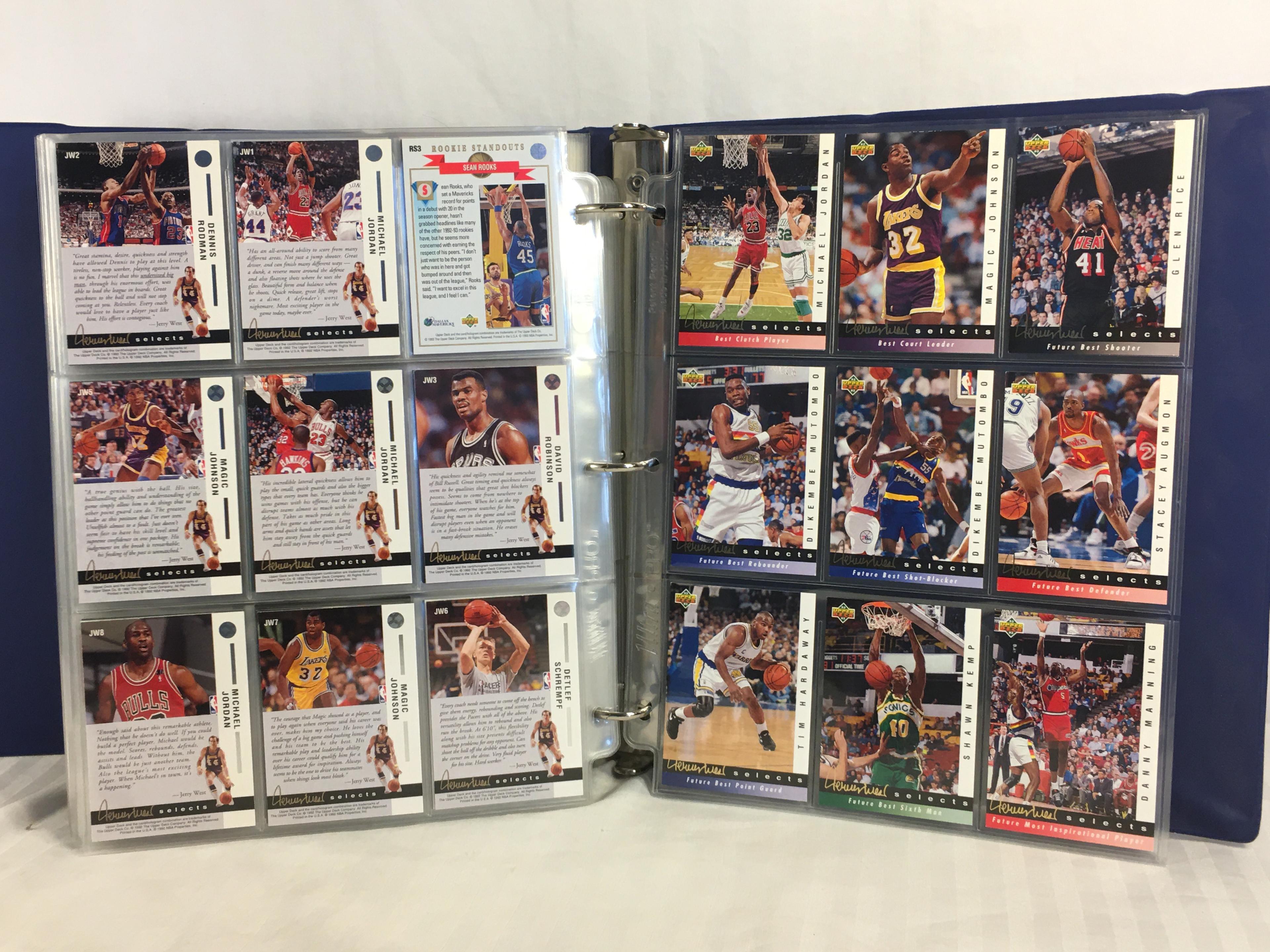 Collector Loose Cards in Binder 1992 NBA Basketball Sport Trading Cards - See Pictures