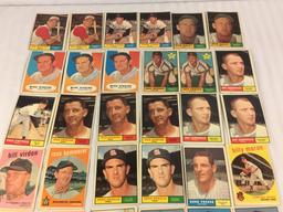 Lot of 30 Collector Vintage Baseball Sport Trading Cards  Assorted Players and Sport Cards