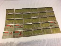 Lot of 30 Collector Vintage Baseball Sport Trading Cards  Assorted Players and Sport Cards