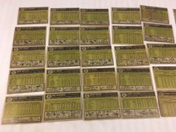 Lot of 30 Collector Vintage Baseball Sport Trading Cards  Assorted Players and Sport Cards