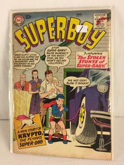 Collector Vintage DC, Comics Superboy Featuring The Stolen Stunts Of Super-Baby #71 Comic