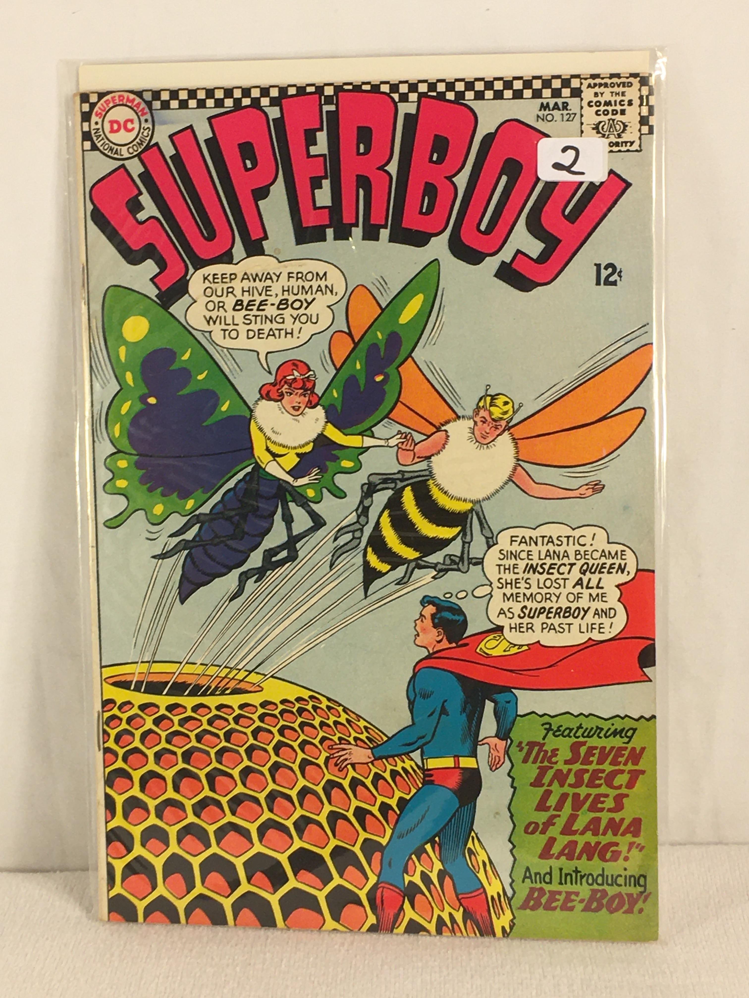 Collector Vintage DC, Comics Superboy The Seven Insect Lives Of Lana Lang Bee-Boy #127