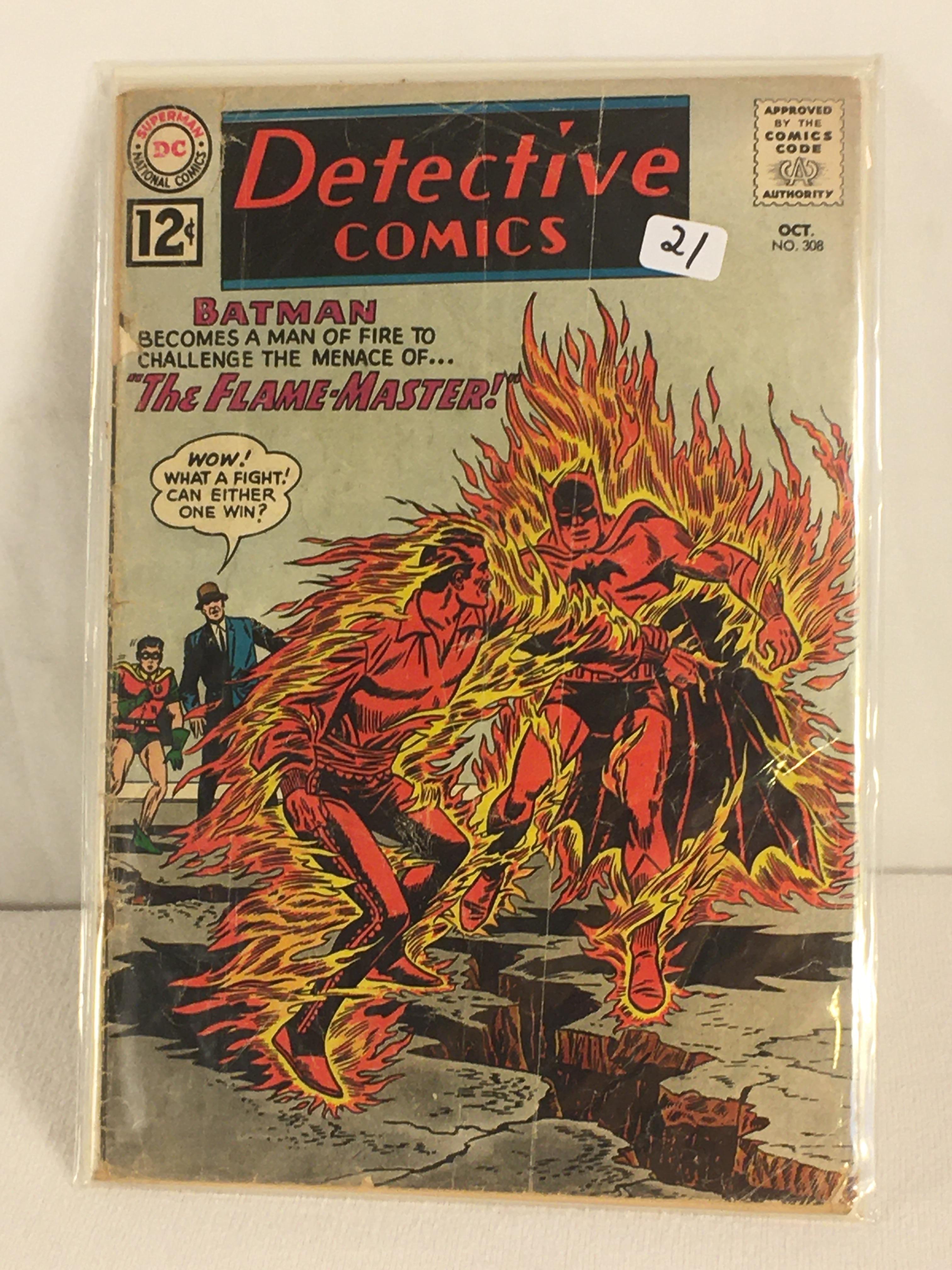 Collector Vintage DC, Comics Detective Comics Batman The Flame-Master Comic Book #307