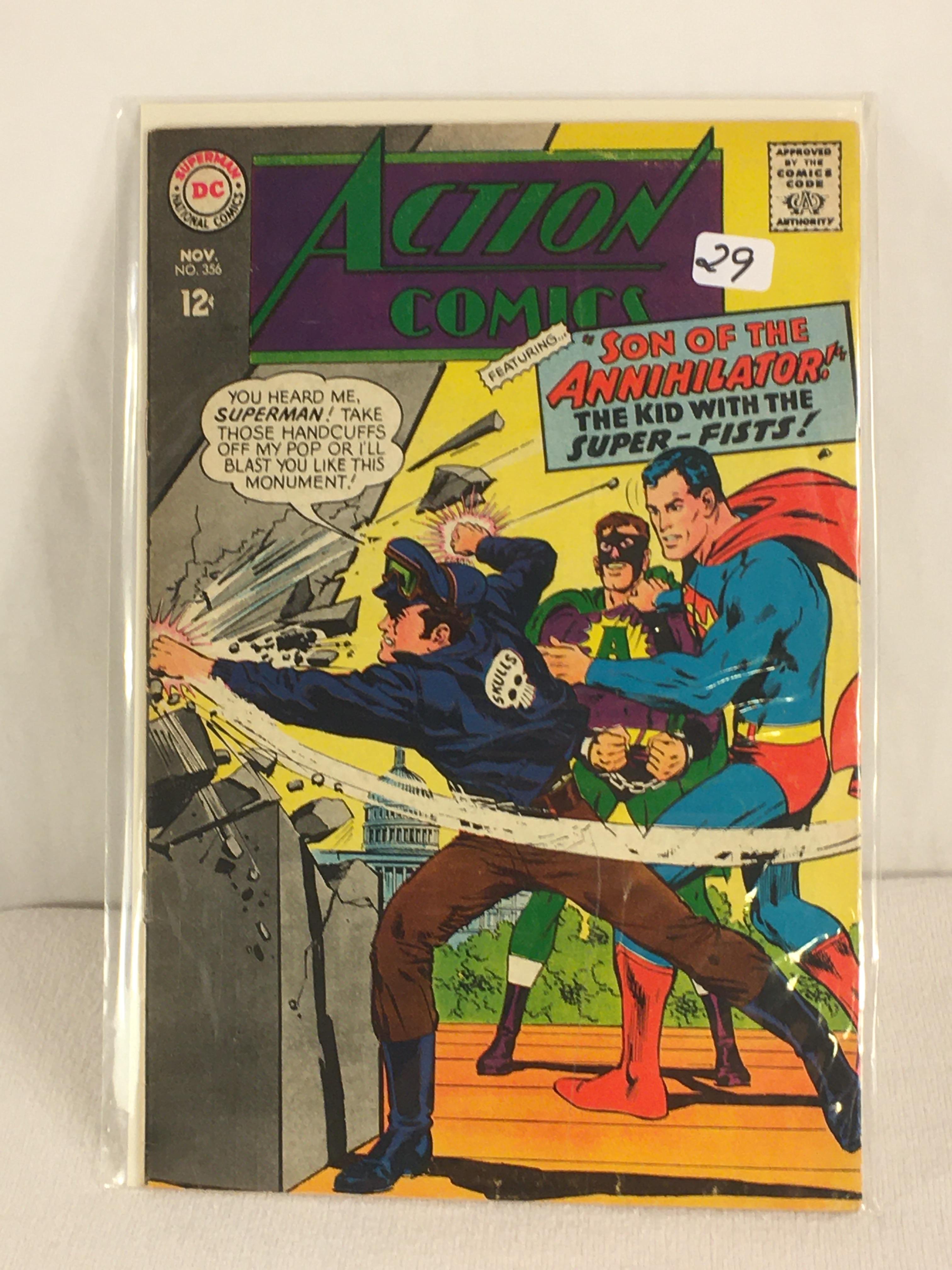 Collector Vintage DC, Comics Action Comics Son Of The Annihilator Comic Book #356
