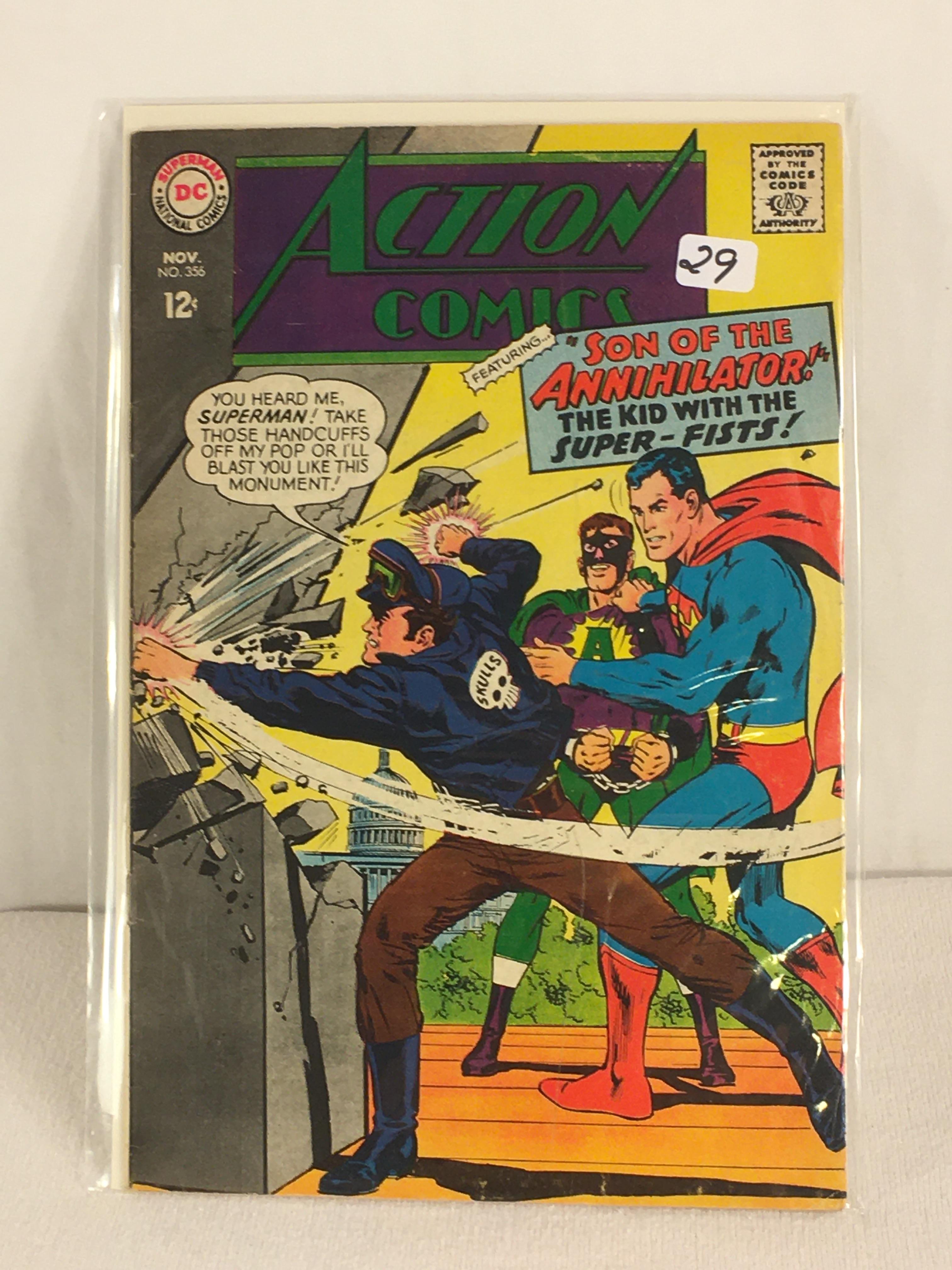 Collector Vintage DC, Comics Action Comics Son Of The Annihilator Comic Book #356