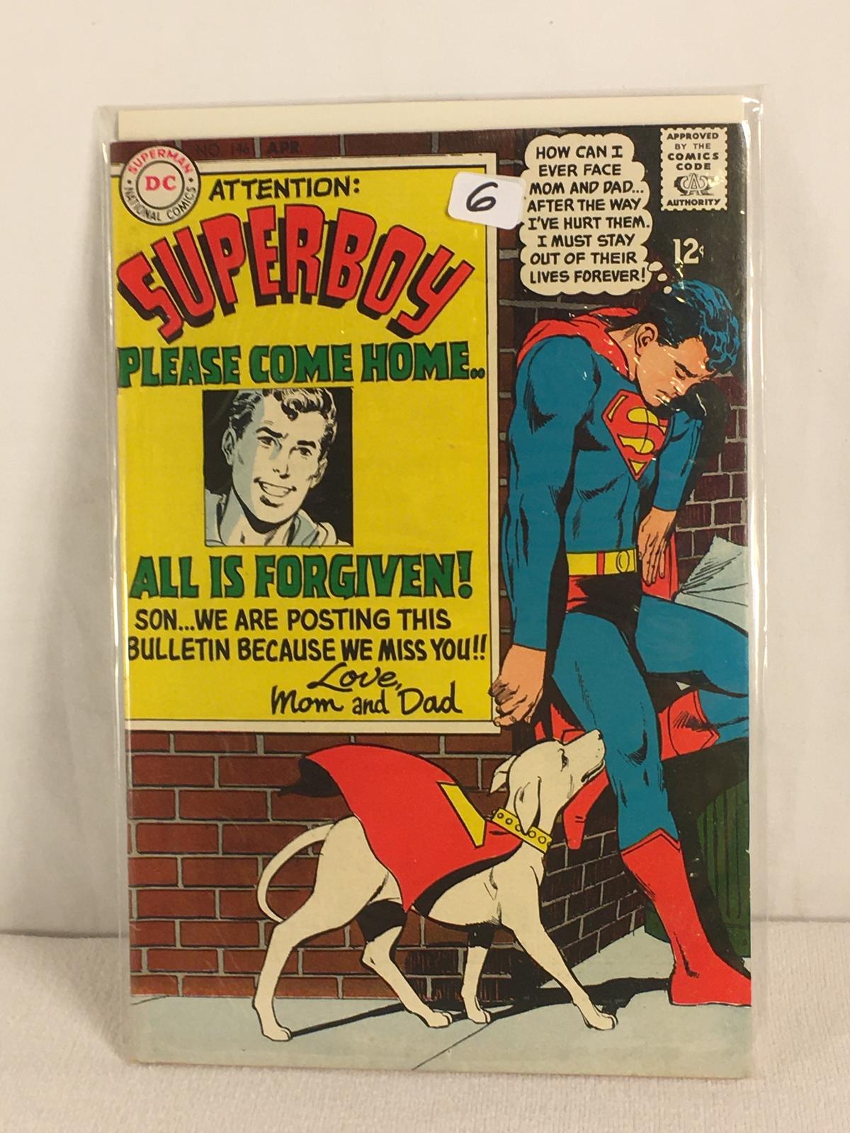 Collector Vintage DC, Comics Attention Superboy Please Come Home All Is Forgiven Comic #146