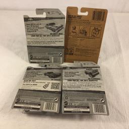 Lot of 4 Pcs Collector New in Package Hot wheels Mattel 1/64 Scale DieCast Metal & Plastic Parts