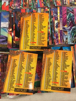 Collector Loose Vintage Flair 1995 Marvel Annual Trading Cards In A Box