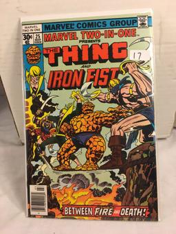 Collector Vintage Marvel Two-In-One The Thing and Iron Fist Comic Book No.25
