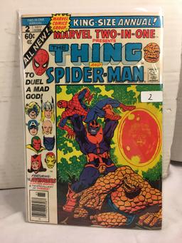 Collector Vintage  Comics King-Size Annual Marvet two-In-One The Thing Comic Book No.2