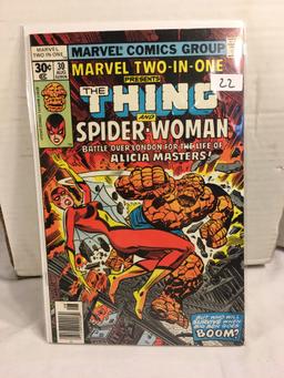 Collector Vintage Marvel Two-In-One  The Thing and Spider-Woman Comic Book No.30
