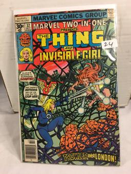 Collector Vintage Marvel Two-In-One  The Thing and Invisible Girl Comic Book No.32