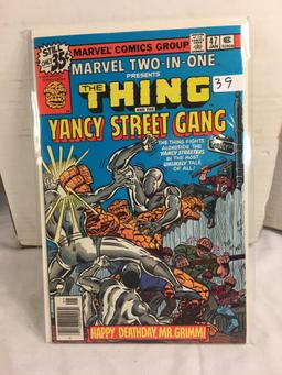 Collector Vintage Marvel Two-In-One  The Thing and The Yancy Street Gang Comic Book No.47