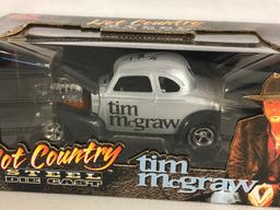 Collector Racing Champions Hot Country Steel DieCast Tim McGraw Issue #28 Signed 1:24 SC