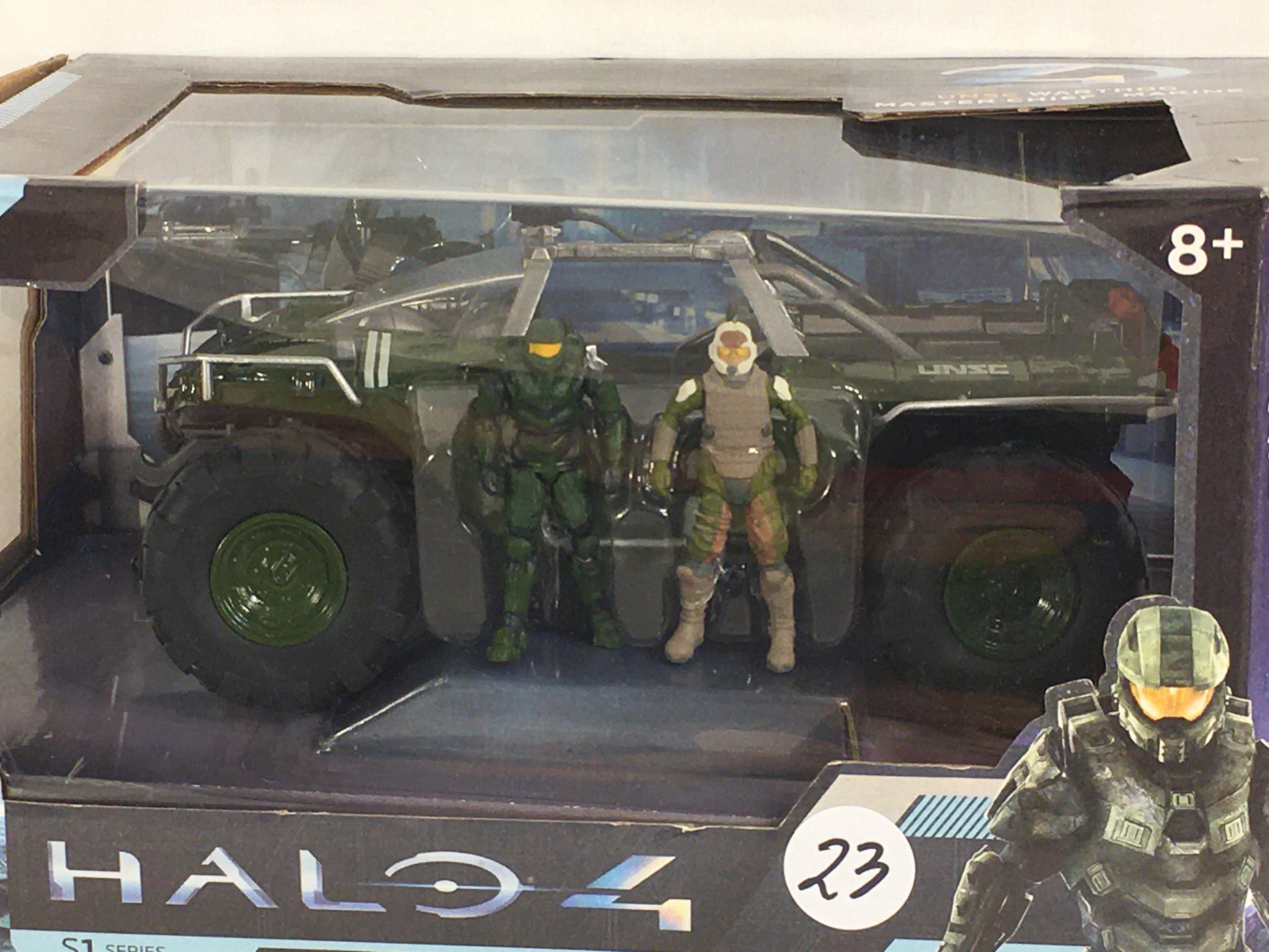 Collector Jada Toys Halo 4 UNSC Warthog Master Chief Marine DieCast Metal