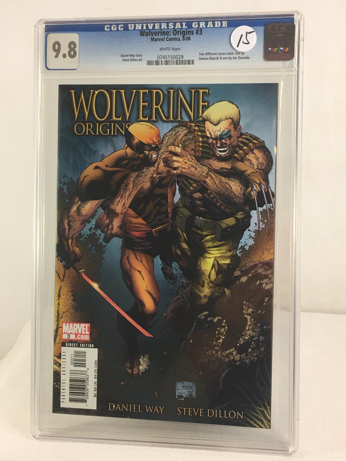 Collector CGC Universal Grade 9.8 Wolverine : origin #3 Marvel Comics 8/06