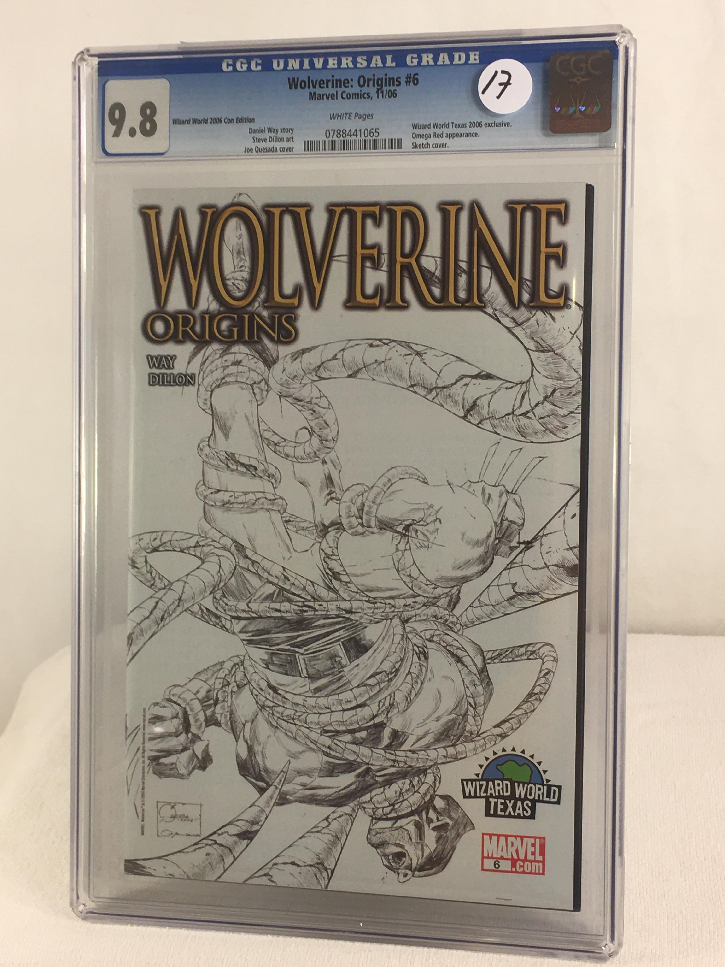 Collector CGC Universal Grade 9.8 Wolverine :Origin #6 Marvel Comics, 11/06