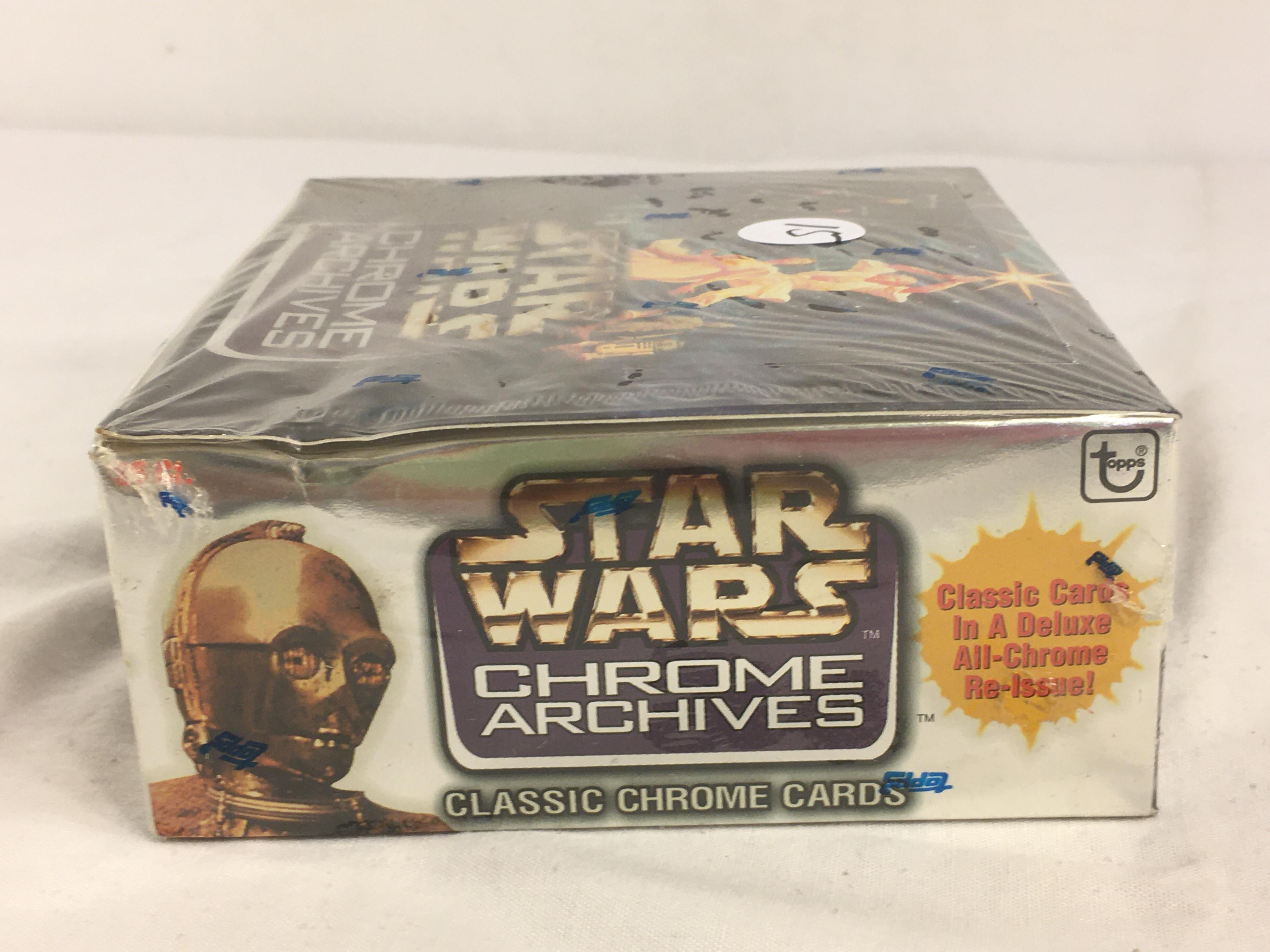 New Factory Sealed Box Star Wars Chrome Archives Classic Chrome Cards Collectible Card Game