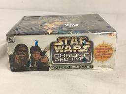 New Factory Sealed Box Star Wars Chrome Archives Classic Chrome Cards Collectible Card Game