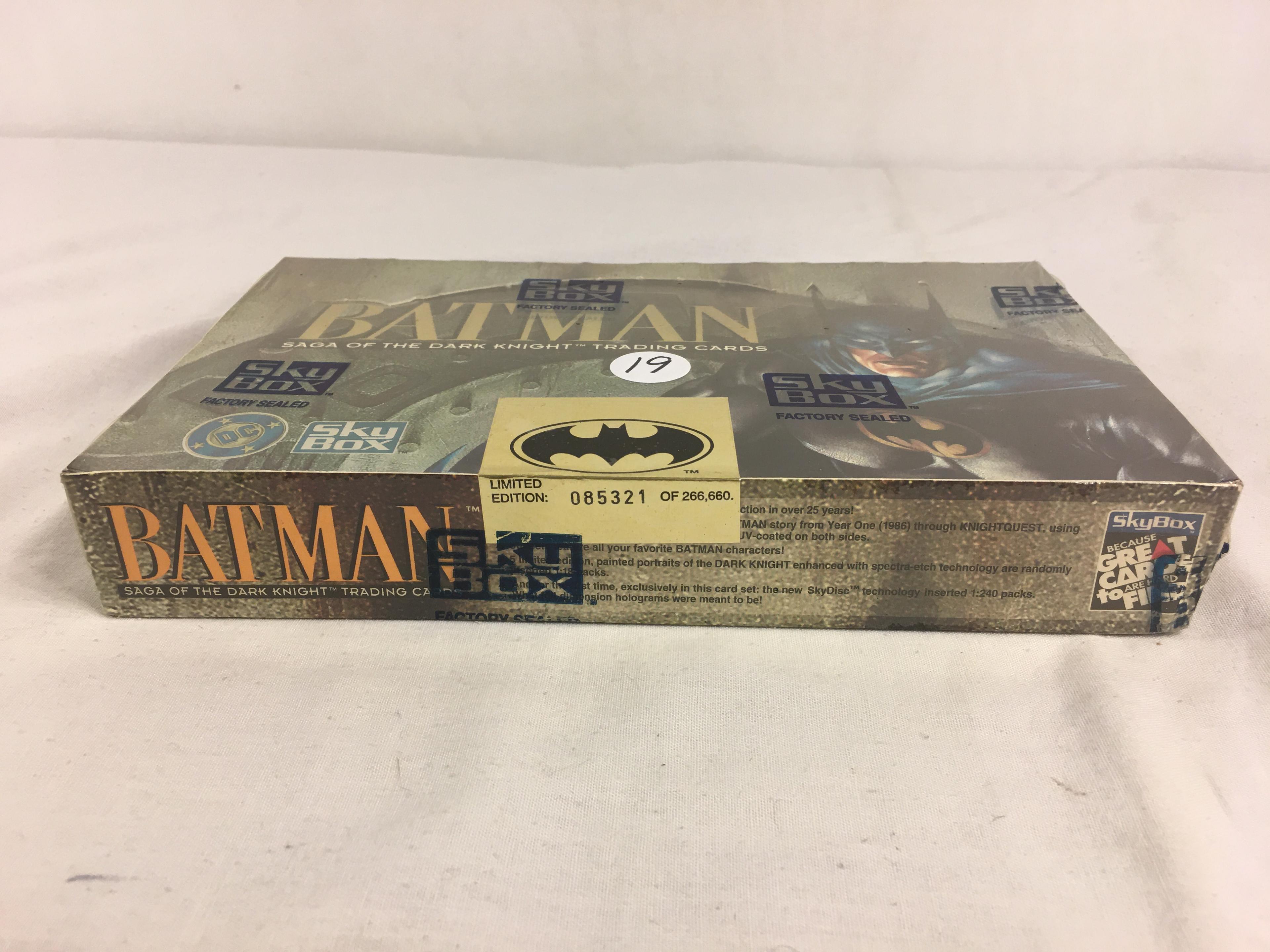 New Factory Sealed Box Skybox Batman Saga Of The Dark Knight Trading Cards DC Cards Game
